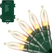 Christmas Lights with Timer Battery Operated String Lights 100 LED 8 Modes Strin