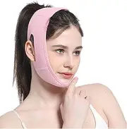 Chin Strap for Sleeping, 1 PCS Double Chin Reducer, Jawline Lifting Straps, Reusable V Line Lifting Mask, Breathable Jaw Strap for V Line Face Lift, Jaw Exerciser for Double Chin and Saggy Face Skin