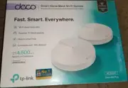 Deco M9 Plus Smart Home Mesh Wi-Fi System 2 Pack Sealed Brand New