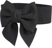 [FRCOLOR] Wide Waist Belt for Women Bow Design High Stretch Elasticity for Dresses Everyday Outfits Durable Versatile Shirt Belt for Fashion