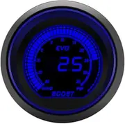 STGTZPLPDU 2 Inch 52mm Car Digital Turbo Boost Gauge Controller PSI Water Temp Oil Temp Oil Pressure Gauge Voltmeter Tachometer RPM Meter Boost Meter(Boost Gauge PSI)