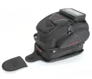 Tourmaster Tri-Bag Elite Strap Mount Black Tank Bag System (HT-2-1)