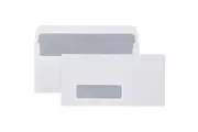 Cumberland DL Envelopes Window Secretive Self Seal 80GSM 110x220mm Box 500