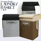 Laundry Basket Dirty Washing Wash For Clothes Bin Foldable Storage Bag With Lid