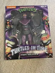 NECA Teenage Mutant Ninja Turtles Foot Soldier Turtles In Time