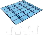 KAILIKETIY Multi-functional 24 Pocket Chart for Boys and Girls Labels Cell Phone Bag Hooks School Storage Organizer