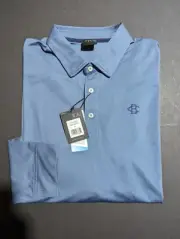 NWT MEN'S DUNNING GOLF LS POLO, SIZE: XL, COLOR: FRAGMENT (M5)