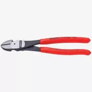 Knipex 8" High Leverage Diagonal Cutters - Plastic Grip