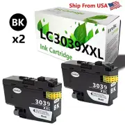 2PK LC3039 3039 Ink Cartridge InkJet MFC-J5845DW XL MFC-J6545DW XL Printer BLACK