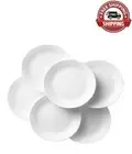 Corelle Classic Winter Frost White, 6 Piece, Dinner Plate Set