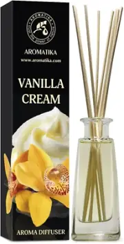 Vanilla Cream Aroma Diffuser 3.4 Fl Oz (100Ml) - Reed Diffuser - Room Fragrance