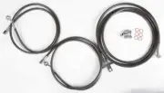 Streamline Smoke Rear Brake Line Kit 4in. Extended Maverick X3 R 4x4 17-18