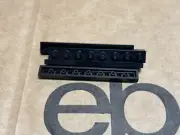 LEGO Parts - Black Plate 1 x 8 - No 3460 - QTY 5