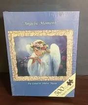 Angelic Moment by Laurie Snow Hein 500 piece puzzle 14” X 19” SEALED Angel