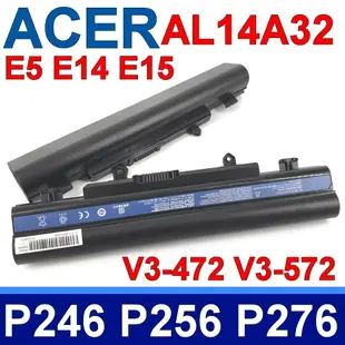 ACER AL14A32 高品質電池 E5-571G E5-511 E5-521 E5-551 E5-571 E5-572 Extensa 2509 2510 2510G P246 P256 P276