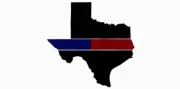Wholesale Lot of 6 Texas Thin Blue / Red Line First Responders Bumper Sticker