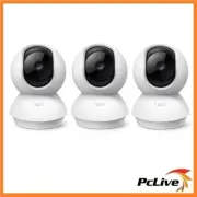 TP-Link Tapo TC71 3 PACK 2K 3MP HD Security WiFi Camera Pan Tilt Indoor Baby Pet