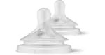 Philips Avent Natural Response 4 Bottle Teat 3 Months+ Medium Flow 2 Pieces