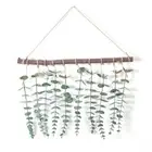 Artificial Eucalyptus Wall Hanging Decor Fake Eucalyptus Vines Plant Decor fagVK