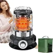 Patio Heaters for Outdoor Use - Decks Heaters Burner,1500W Patio Heater Portable Electric Space Heater Stove with Tip-Over Protection for Garage Greenhouse Outdoor Use