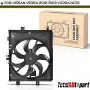 Radiator Cooling Fan Assembly with Motor for Nissan Versa 12-19 Versa Note 14-19 (for: Nissan)
