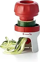 TUPPERWARE Brand Handy Spiralizer - Turns Vegetables into Veggie Spaghetti - Easy to Use & Compact - Dishwasher Safe & BPA Free