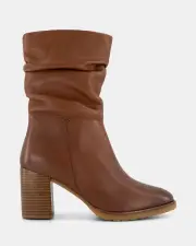 Shelly Shen Elora/Tan Womens Boots 40