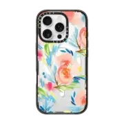 iPhone 16 Pro Impact Case MagSafe Compatible Pastel Bouquet iPhone Case