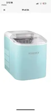 Igloo Automatic Aqua Portable Electric Ice Maker - 26 lbs New Open Damaged Box