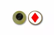 pins pin's flag badge metal lapel hat button biker ace of diamonds