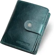 [WTCBQC] Card Holder Large Capacity Ladies Wallet Small Card Slots Compact Size Classic Mini Coin Purses Cute Ladies Wallets Zipper Pocket Coin Purse