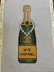 Hand painted Needlepoint Canvas Chanel No. 5