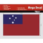 Fantastic Stickers Samoa Mega Flag Decal - B-MF-WS