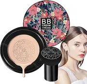 Cxiskyu Bb Cream Foundation Makeup - Mushroom Head Air Cushion, Moisturizing Air Cushion Face Makeup Foundation | Nude Makeup Foundation Moisturizing Natural, Dry Skin Bb
