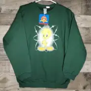 NWT Kids Youth XL Vintage 2001 Tweety Bird Looney Tunes Crewneck Sweatshirt