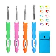 Lewhoo Large Crochet Hooks for Arthritic Hands, Ergonomic Crochet Hook Size L...