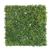 UN-REAL 100 x 100cm Luxury Artificial Hedge Tile - Tobria White