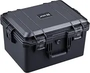 Lykus HC-4031 Waterproof Hard Case with Customizable Foam Insert, Interior Size 15.55x11.61x9.45 in, Suitable for electronics and more
