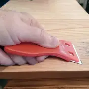 Scraper Tool for Cleaning Reptile Cages 6 Plastic Blades Glass Scraping Gecko