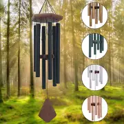 Wind Chimes Outdoor Deep Tone, Wind Chime Outdoor Sympathy Wind-Chime with 6 Tun