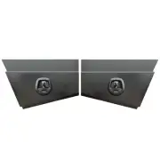 750 x 230 x 400mm Black Flat PAIR Ute Toolbox Truck Under Body Tray Tool Box