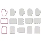 We R Memory Keepers Christmas Mitt Stamp & Die Shifters 15pc