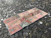 2,5 X 5,5 Ft Patchwork Rug, Vintage Rug, Turkish Rug, Boho Rug, Floor Rug, Wool