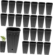 Totority 30pcs Tall Plant Grow Cups for Seedlings Plant Nursery Cups Flower Growing Gardening Fruit Planting