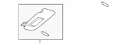 Genuine Mazda 2013-2016 Mazda CX-5 - Sun-Visor KF68-69-320E-75 (for: Mazda)