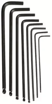 Metric Ball End Hex Key Set, 8 Piece