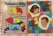 Vintage Lot 2 Whitman Paper Doll Book UNUSED See Description