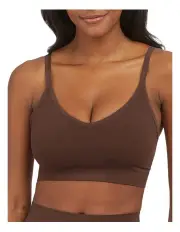 [Spanx] Everyday Shaping Ecocare Longline Bralette in Brown