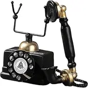 Vintage Phone Decoration Home Phone Ornament Decoration, Resin Shelves For Antique Corded Phones, Aesthetic Sculpture Room Decor, Estan Decoration