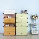 4 Tier Shoe Storage Cabinet 8 Pair Cupboard Closet Wardrobe Shoe Boot Organiser